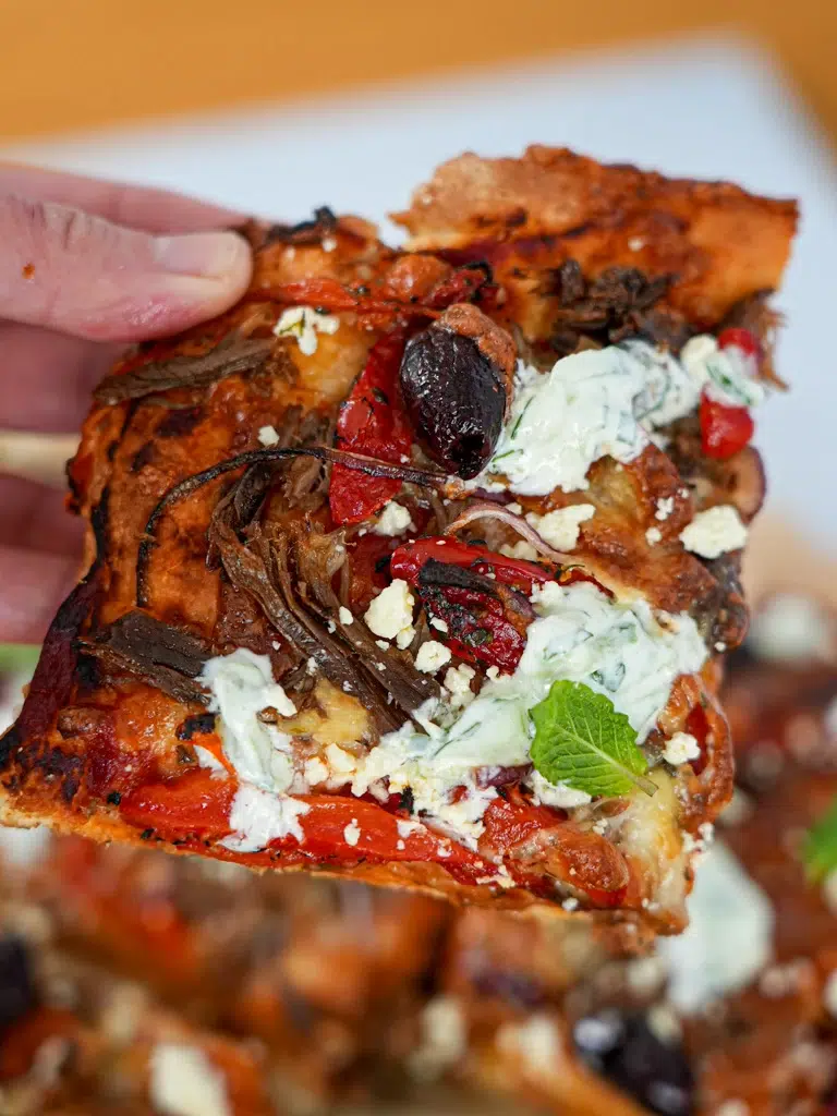 Leftover Lamb Pizza